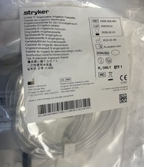 Stryker 5400-050-001 Single Irrigation Cassette for CORE Consoles EXP 2028-02-06
