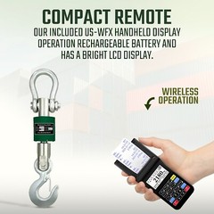 Washdown Safe 2,000 lb Crane Scale with Android App & Certificate