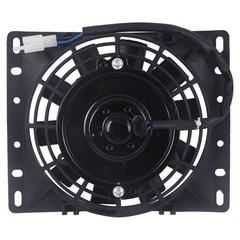 Electric Radiator Cooling Fan Kit 6in Slim Black 600CFM 3000RPM A0028A0141