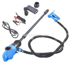Electric Drum Barrel Pump: 120V AC/12V DC Operation, 5 GPM Flow Capacity