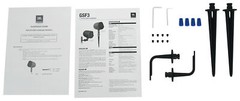 Pair JBL GSF3-GN 3″ Landscape Ground Stake or Wall Mount 70v Commercial Speaker