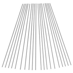 Feelers 6061 Aluminum Round Rod 5/32″(4mm) – 152mm (6″), 10 Pcs – Precision Soli