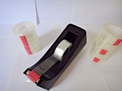 Wholesale 100 Rolls Crystal Clear Transparent Tape Dispenser Refill 3/4″x1000″