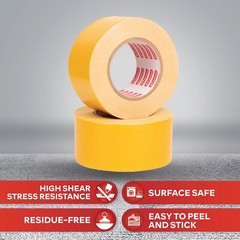 XFasten Double Sided Woodworking Tape w/Yellow Backing 2.5 Inches x 30 Yards