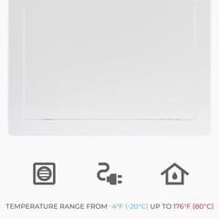 10×16 Inch White Access Panel Drywall ABS Plastic Square Wall Ceiling Door