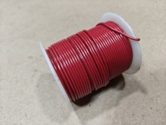 Remington Industries 22 AWG, UL1007 Solid Wire, Red, 300v PVC 105 C (100 Feet)