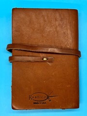 RUSTICO Leather 3.5” x 5.25” Notebook – Byron Nelson Golf School Four Seasons –