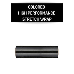 8 Rolls Cast Narrow Banding Stretch Wrap Shrink Film 18″ x 1500′ 47 Gauge Black