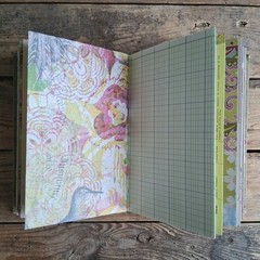 Handmade Junk Journal Old Book Vintage Bobbsey Twins Solve a Mystery Blank Diary
