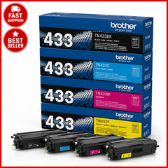 ✅Original Brother TN-433 Toner Set CMYK High Yield Premium Quality Fast Shipping