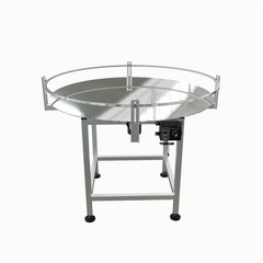 Stainless Steel Open Frame Accumulation Rotary Table -Made in USA- 24″ Diameter