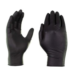 100-1000 SAS Safety RAVEN 66519-66520 6mil Nitrile Glove Powder Free, M L XL XXL