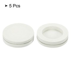 Air Conditioner Drain Stoppers 25mm/1″ Rubber Plug Replacement Part Beige 5pcs