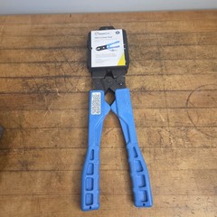 New SharkBite 865894 PEX Crimp Tool 1/2+3/4″ Copper Rings w/ Go/No-Go Gauge