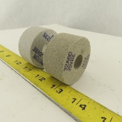 Norton 32A60 J5VBE 2″ x 1″ x 5/8″ Alundum Grinding Wheels Lot Of 2