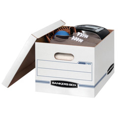 Bankers Box Basic Duty Letter/Legal File Storage Box with Lids Stackable 10 Pack