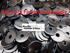 (5) Extra thick Heavy Duty Fender Washers 1/2″ x 2 ” Large OD 1/2×2