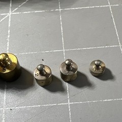 Balance Weight Set Grams (1-50g) (2 x 100g, 200g, 500g, 1kg, & 2kg) Brass 14pc.