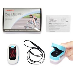 US ship Pulse Oximeter Fingertip with rope, Blood Oxygen Finger Meter Heart Rate