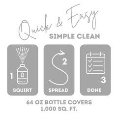 Quick Shine Multi-Surface Floor Finish-Polish 64oz-4pk | Safer Choice, No PFA…