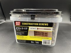 #10 X 3-1/2 In. Star Drive Dual Flat Head Coarse Thread Construction Screws 10 L