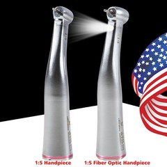 Dental 1:5 Handpiece Electric Fiber Optic /No LED Contra Angle NSK KaV NSK