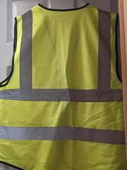 Hi Visibility Reflective Yellow Safety Vest with ID POCKET (Small to 2XL)