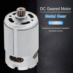 RS550 18V High Speed DC Motor 14 Teeth 9.5mm Gear for Electric Drill Saw Drivers