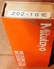 New Mitutoyo 0-1 Outside Micrometer .001″ Lock Ratchet Stop Machinist Tool