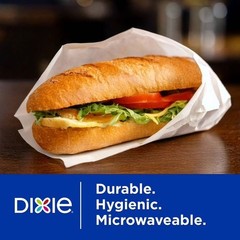 Dixie Heavyweight Dry Wax Deli Paper 12″ X 10.75″, Free Shipping – Choose pk.