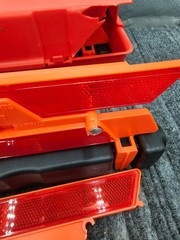 USKITS 3-Piece DOT Warning Triangles Reflective Emergency Road Safety Assy