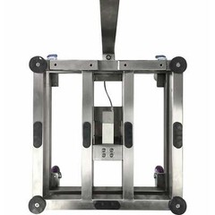 NTEP Stainless Steel Wash-down Bench Scale with Wheels and Backrail + Software!