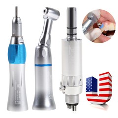 NSK Style Dental Contra Angle Straight Air Motor 2/4H Slow Speed Handpiece FAST