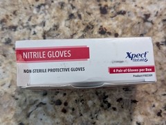 Xpect First Aid Nitrile Gloves Disposable Non-Sterile Protective Gloves 4 Pair