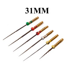 6pc Endodontic Dental Endo NITI Files X3-Pro Gold Taper Root Canal Rotary Files