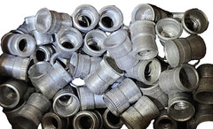 (QTY:100) AUVECO 6-32 NUTSERT INSERT 6/32 HOLE STEEL TIN PLATED GRIP 0.030″MIN