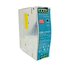 Mean Well EDR-120-24 AC/DC 24V 5A 120W Basic Industrial DIN Rail Power Supply