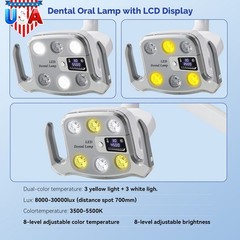 Dental LED Lamp Oral Lamp&LCD Display F Dental Unit Chair Adjustable Oral Light