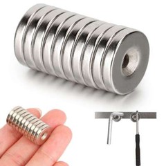 10-50pc Countersunk Ring Round Disc Strong N45 Magnets Rare Earth Neodymium Hole