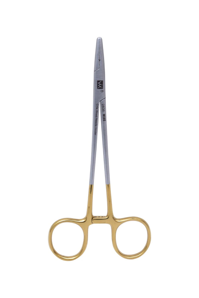 Wise Dental Surgical Forceps Crile-Wood Needle Holder, Fully Autoclavable