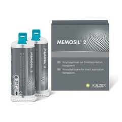 Kulzer 50035018 Memosil 2 Transparent VPS Bite Registration Material 2/Pk 50 mL