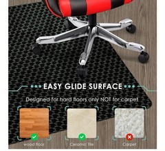 Office Chair Mat for Hardwood Floor, 47″ x 35″ Chair Mats, Gaming Chair