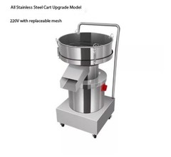 Powder Sifter Stainless Steel Soy Milk Filter Electric Vibrating Screen Machine
