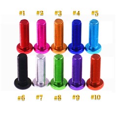 3MM 4MM 3.5MM BUTTON HEAD SCREWS ALLEN SOCKET BOLTS ALUMINUM ALLOY 7075 ISO 7380