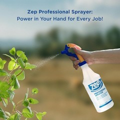 ZEP Professional Sprayer Bottle, 32 oz, Pack of 3, 3 Spray Bottles, White