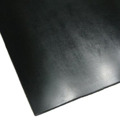 Cloth Inserted SBR 1/8 In. X 36 In. X 72 In. 70A Rubber Sheet – Black