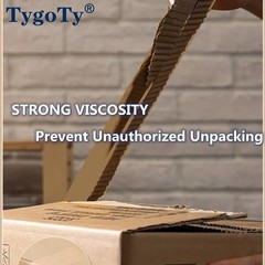 TygoTy Water Activated Gummed Reinforced 2″ x 150 Feet x 150 feet, Brown