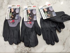 (3 Pairs) Size M GRX Professional Series 453 Breathable Nitrile Work Gloves 