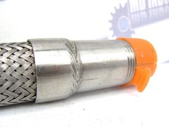 3/4 in x 19 in BRAIDED STAINLESS STEEL HOSE 24in Overall 3/4 in NPT x 3/4 in NPT