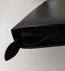 Day-Timer Black Zippered Planner Cover Organizer 8″x10.5″ 7 ring, NICE!